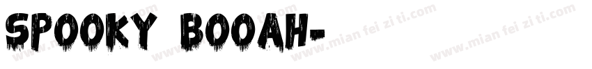 Spooky Booah字体转换